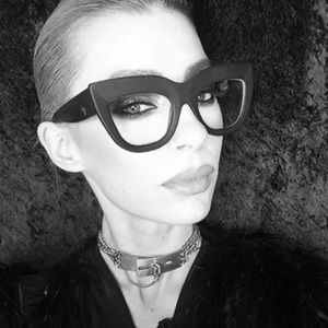 Valley Eyewear Marmont in Matte Black with clear non prescription lenses.